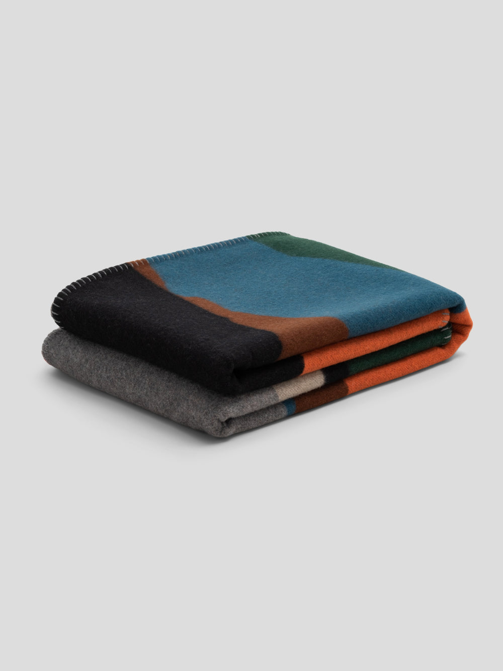 Valatzu Lambswool Cashmere Valley Blanket Rust - Begg x Co