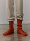 Mens Lounge Cashmere Socks Crimson | Begg x Co