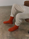 Mens Lounge Cashmere Socks Crimson | Begg x Co