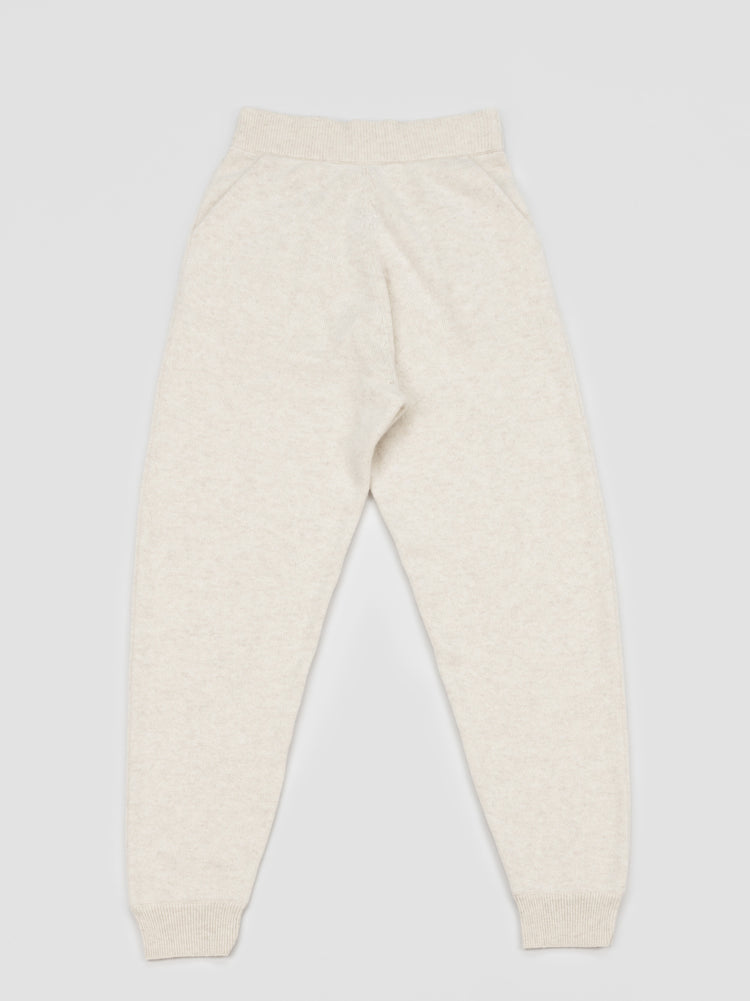 Men's Bare Undyed Cashmere Knitted Lounge Pants by Begg x Co