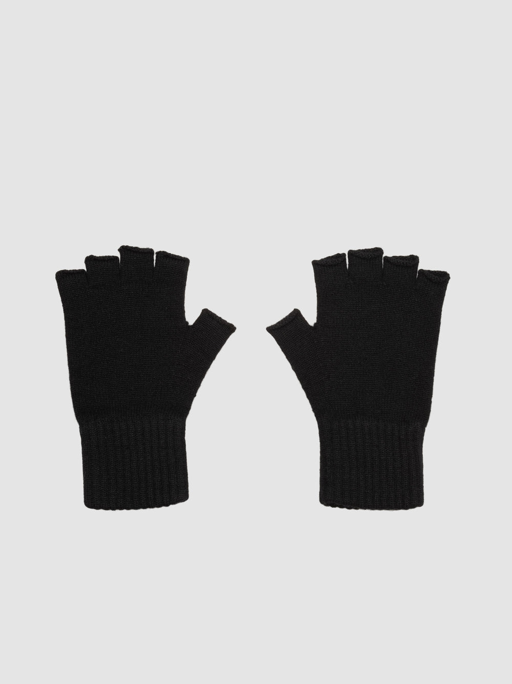 Women's Field Cashmere Knitted Gloves Black | Begg x Co