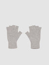 Men's Field Cashmere Knitted Gloves Feather Grey | Begg x Co