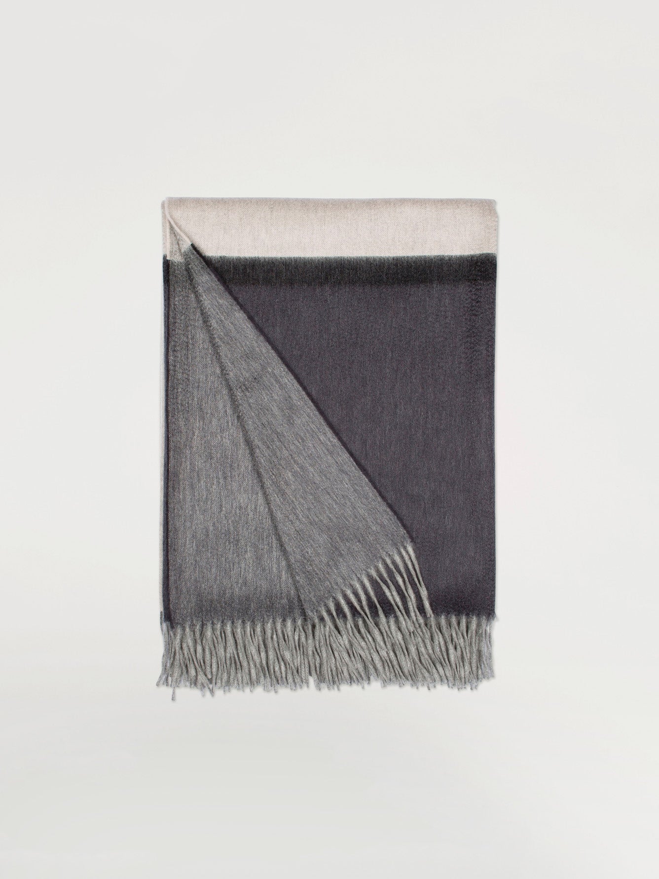 Arran Borderland Cashmere Throw Oyster | Begg x Co