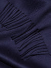 Arran Plain Womens Cashmere Small Scarf Navy | Begg x Co