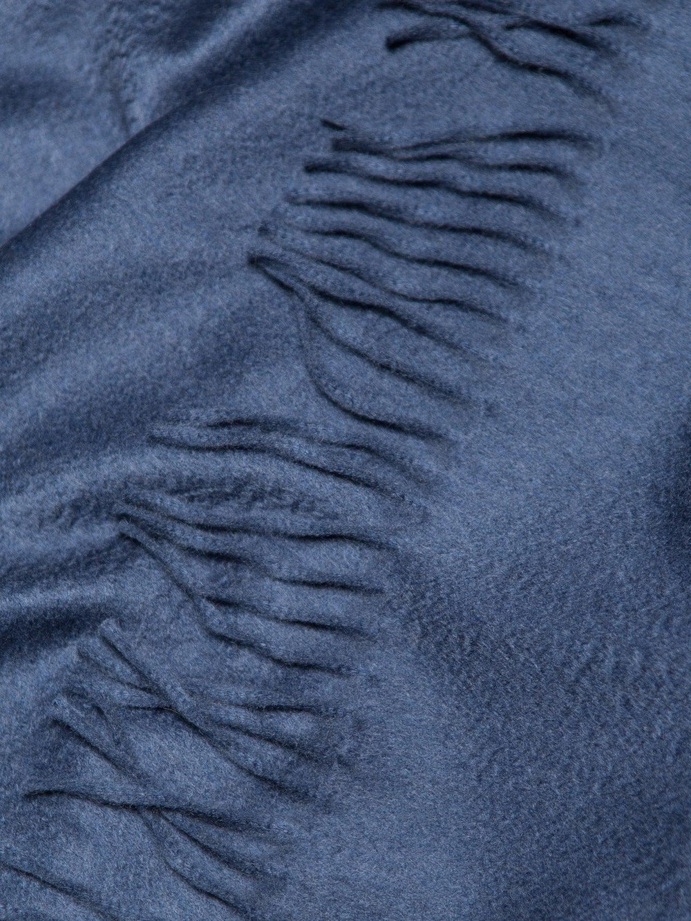 Arran Plain Womens Cashmere Scarf Slate Detail | Begg x Co