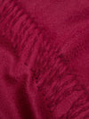 Arran Plain Mens Cashmere Small Scarf Wine | Begg x Co