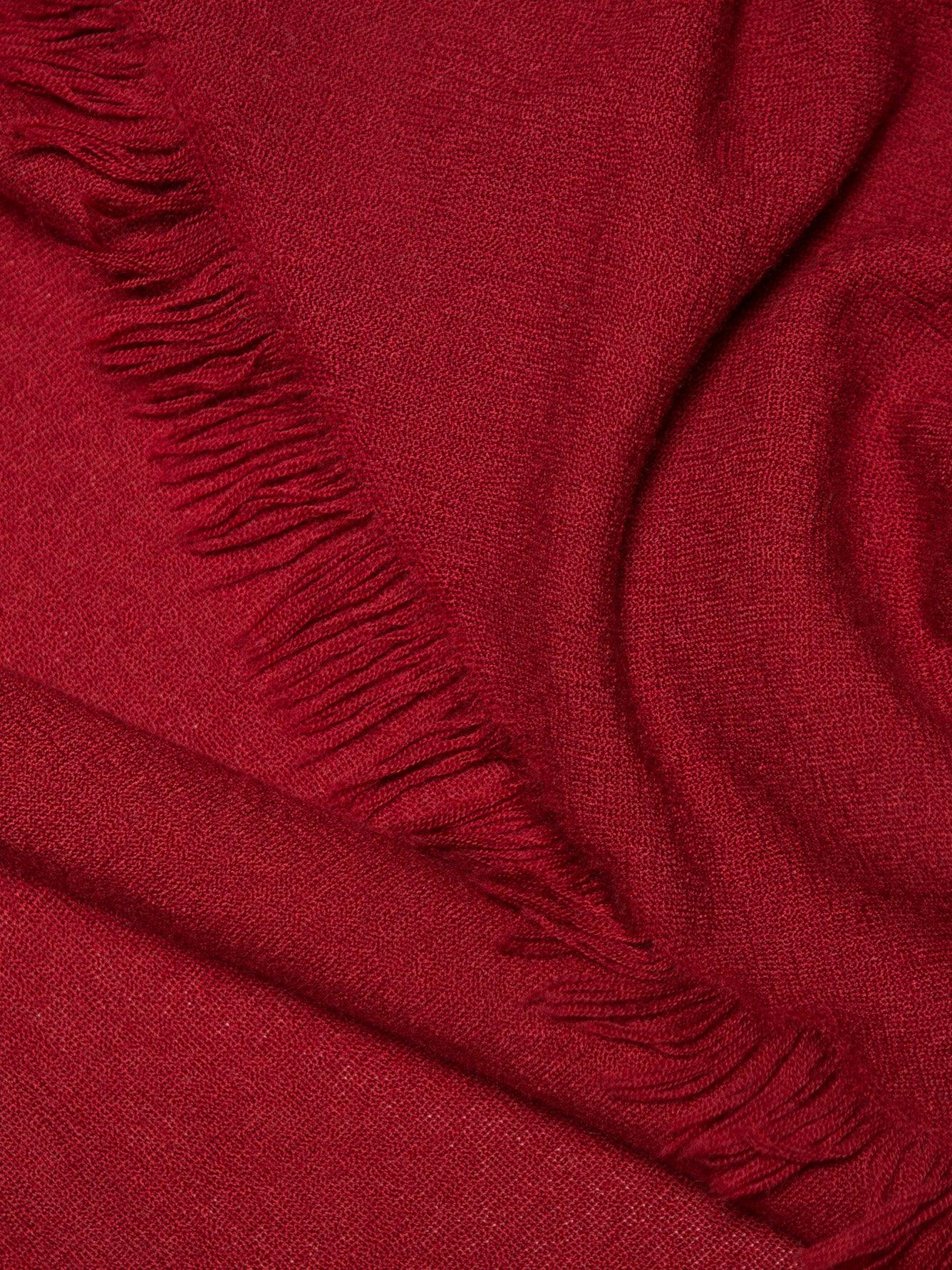 Kishorn Womens Washed Cashmere Scarf Red | Begg x Co