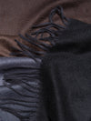 Nuance Ombre Mens Cashmere Scarf Oxide Detail | Begg x Co