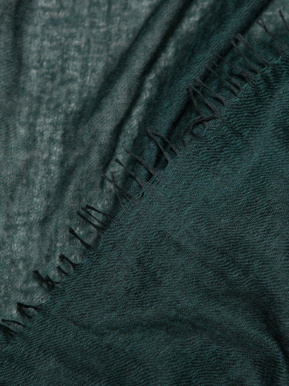 Staffa Mens Cashmere Silk Scarf Dark Emerald | Begg x Co