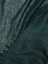 Staffa Womens Cashmere Silk Scarf Dark Emerald | Begg x Co