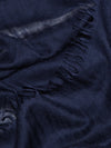 Staffa Mens Cashmere Silk Scarf Navy | Begg x Co