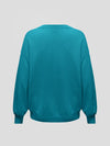 Womens Jade Knitted Cashmere V-Neck Sweater Tropical Blue - Begg x Co