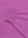 Womens Jade Knitted Cashmere Sweater Amethyst - Begg x Co