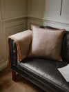 Lewis Cashmere Cushion Dark Natural | Begg x Co