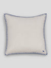 Lewis Cashmere Cushion White Sapphire | Begg x Co