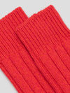 Womens Lounge Cashmere Socks Crimson | Begg x Co