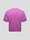 Mens Lumiere Knitted Cashmere T-Shirt Hibiscus - Begg x Co