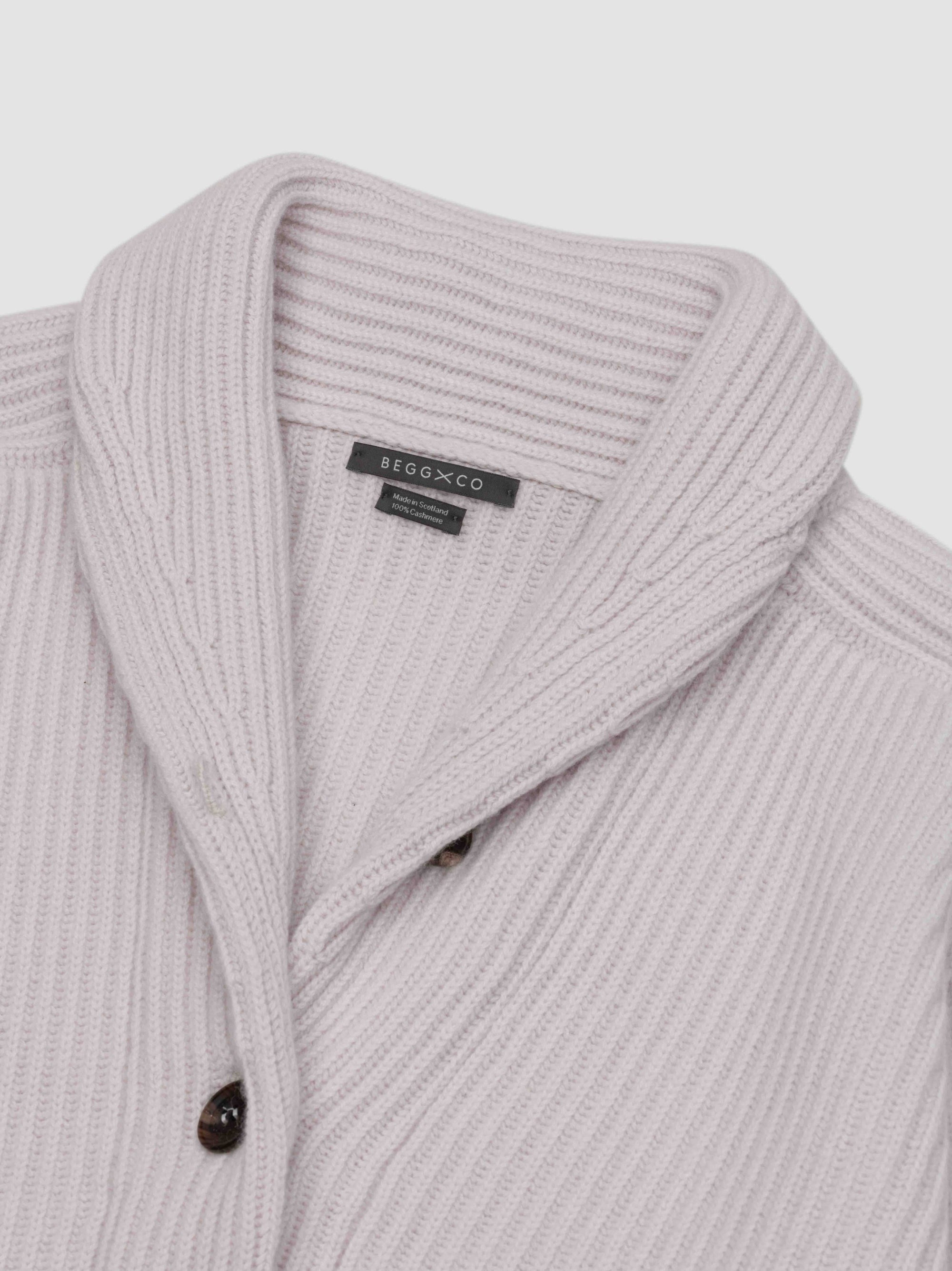 Womens Mini Yacht Cashmere Cardigan Glacier | Begg x Co