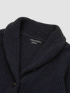 Womens Mini Yacht Cashmere Cardigan Siberian Grey | Begg x Co