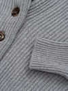 Womens Mini Yacht Cashmere Knitted Cardigan Light Grey | Begg x Co