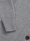 Womens Mini Yacht Cashmere Knitted Cardigan Light Grey | Begg x Co