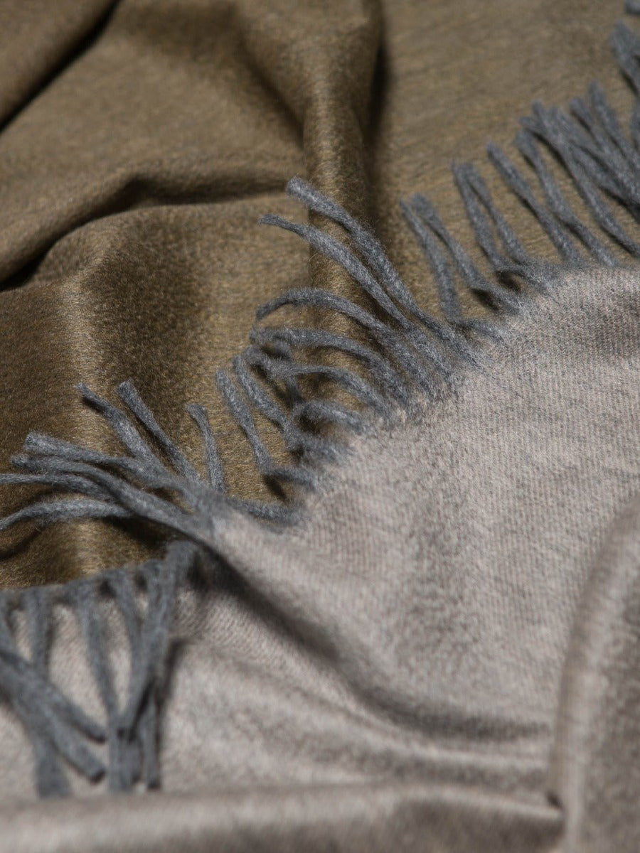 Nuance Ombre Womens Cashmere Scarf Islander Detail | Begg x Co