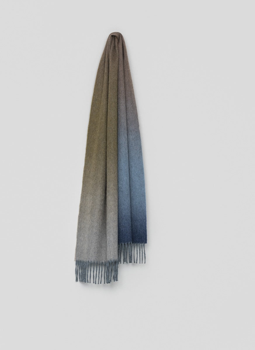 Nuance Ombre Mens Cashmere Scarf Islander | Begg x Co