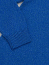 Mens Player Shirt Knitted Cashmere Polo Azurite - Begg x Co