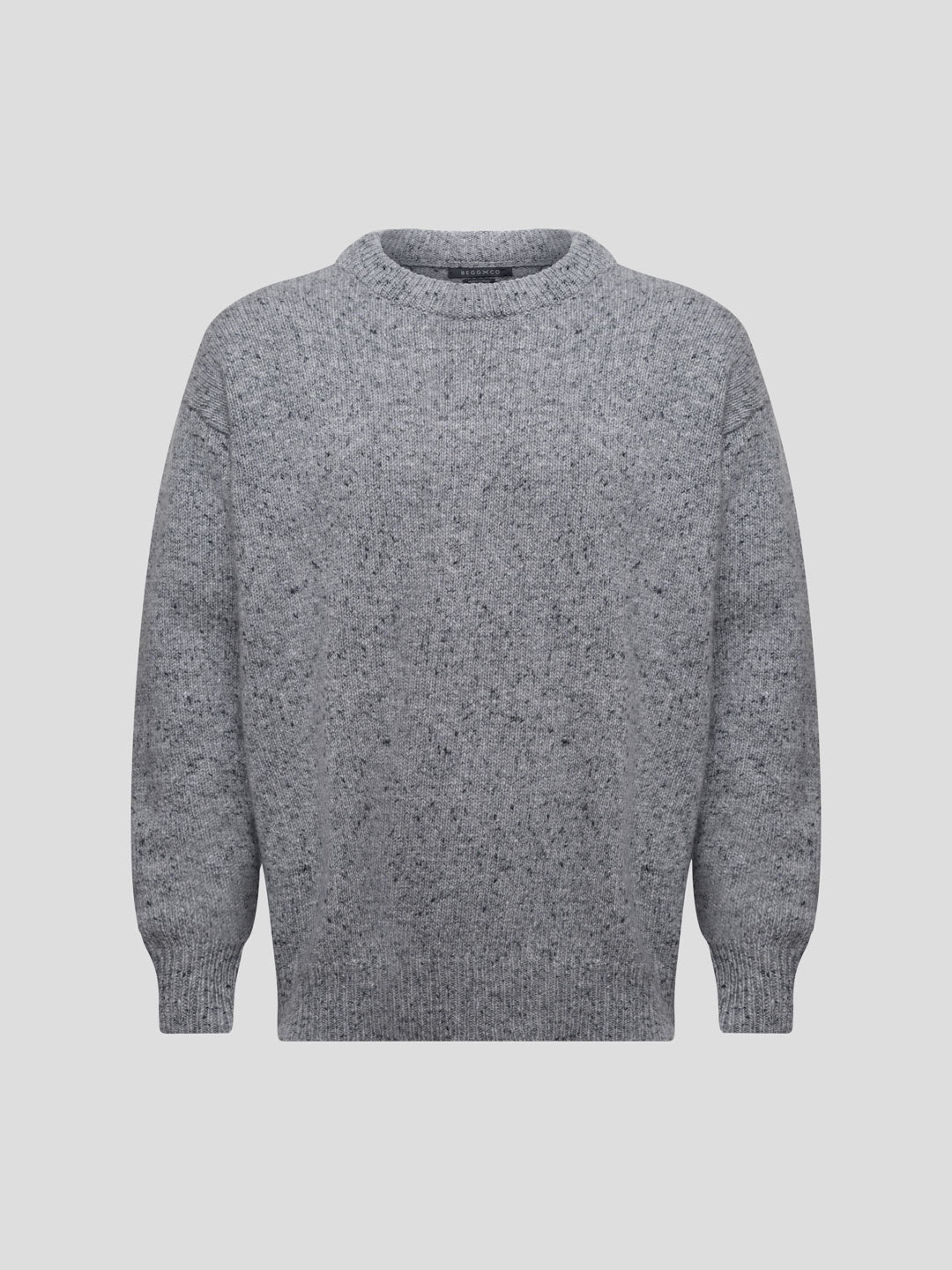 Mens Ricos Cashmere Sweater Grey - Begg x Co