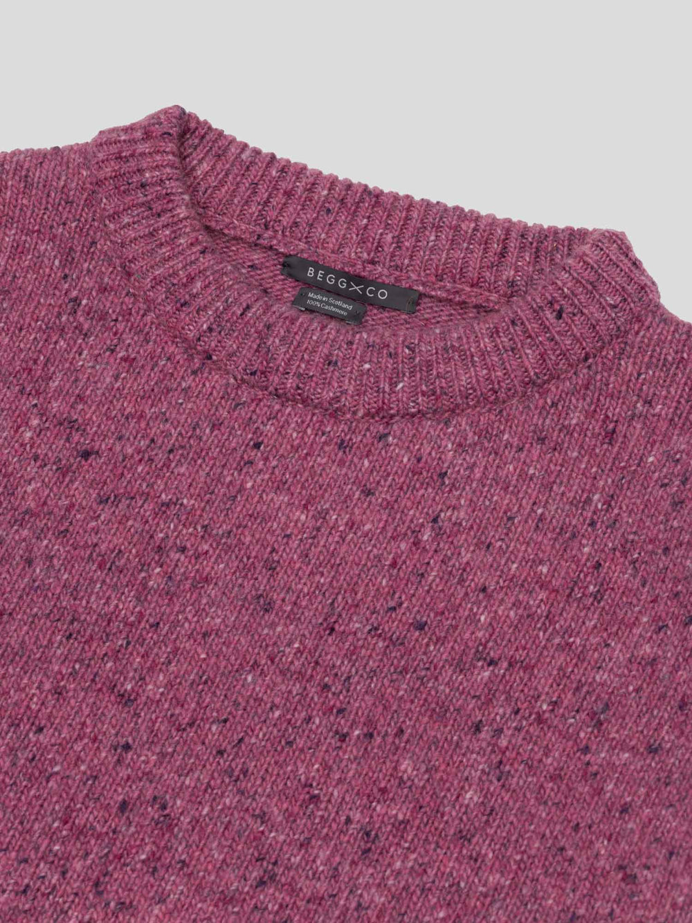 Womens Ricos Knitted Cashmere Sweater Rose Dust - Begg x Co