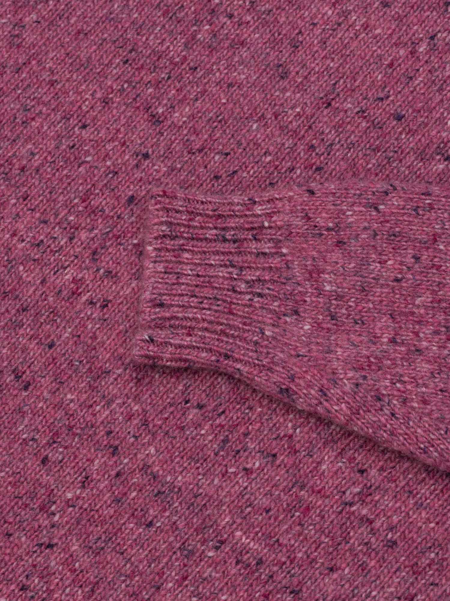 Mens Ricos Knitted Cashmere Sweater Rose Dust - Begg x Co