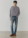 Mens Ricos Cashmere Sweater Grey - Begg x Co