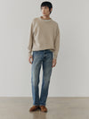 Mens Ricos Cashmere Sweater Oat - Begg x Co