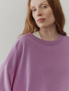 Womens Jade Knitted Cashmere Sweater Amethyst - Begg x Co