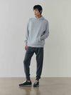 Mens Rockcliffe Cashmere Knitted Hoodie Feather Grey - Begg x Co