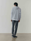 Mens Rockcliffe Cashmere Knitted Hoodie Feather Grey - Begg x Co