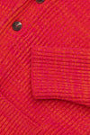 Mens Surfer Knitted Cashmere Cardigan Pink Sunset - Begg x Co