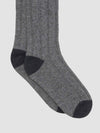 Mens Tipped Cashmere Socks Siberian Grey | Begg x Co