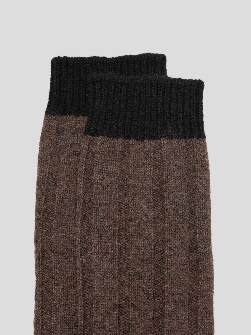 Womens Tipped Cashmere Socks Undergrowth | Begg x Co