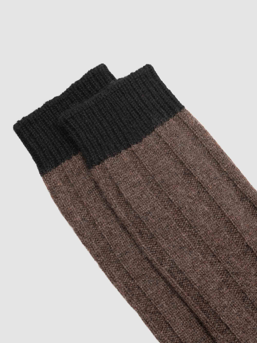 Mens Tipped Cashmere Socks Undergrowth | Begg x Co