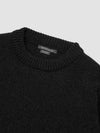 Mens Tweedy Cashmere Crew Neck Sweater Indigo Marl | Begg x Co