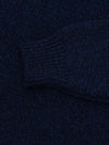 Mens Tweedy Cashmere Crew Neck Sweater Indigo Marl | Begg x Co