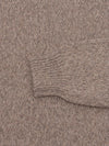 Mens Tweedy Cashmere Crew Neck Sweater Pebble Marl | Begg x Co