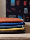 Vale Reversible Lambswool Cashmere Throw Flannel Sienna | Begg x Co