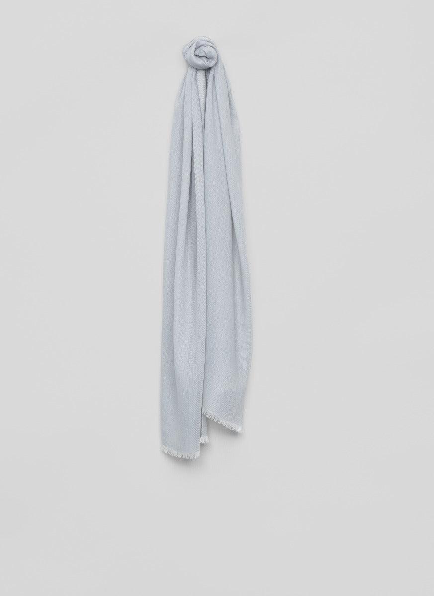 Wispy Plain Mens Cashmere Scarf Dove Grey | Begg x Co