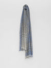 Men's Wispy Howson Lightweight Cashmere Scarf Natural Navy - Begg x Co