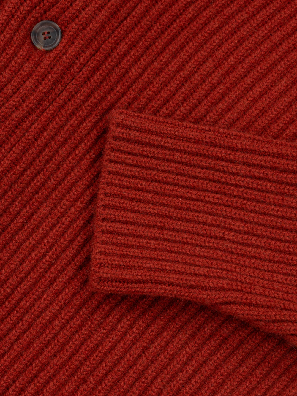 Men's Yacht Cashmere Cardigan Paprika | Begg x Co